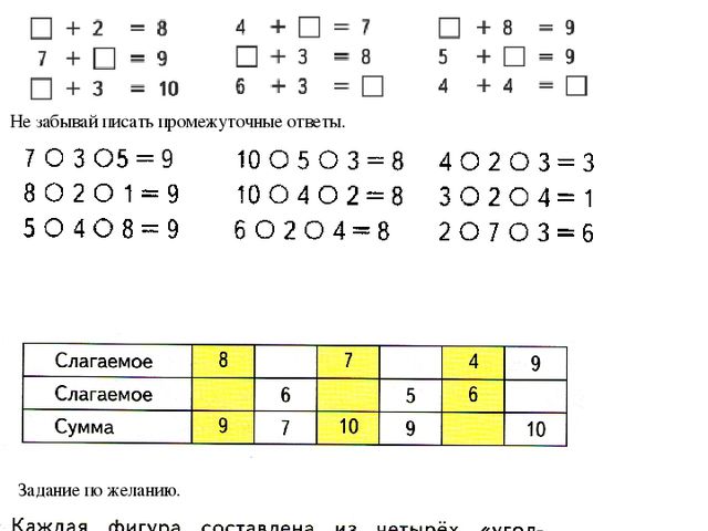 Математика 1 класс стр 90 ответы