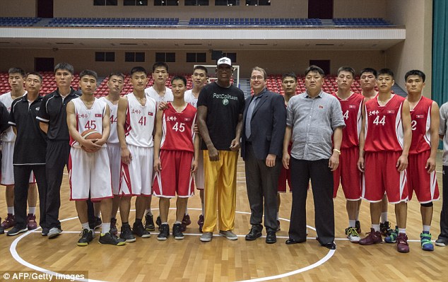 Pro: Though they seem to have been set by Kim Jong-il, his son Kim Jong-un is a huge basketball fan and has hosted Dennis Rodman on visits