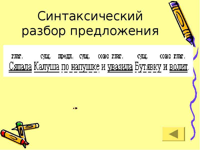 Писать можно и от руки а можно и на компьютере синтаксический разбор