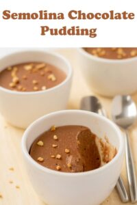 This semolina chocolate pudding is low in fat, low in carbs and only 233 calories per serving. You won