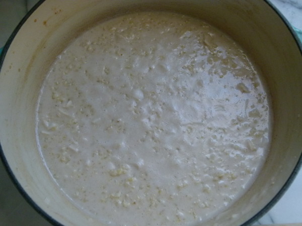 warm coconut millet porridge by Pamela Salzman