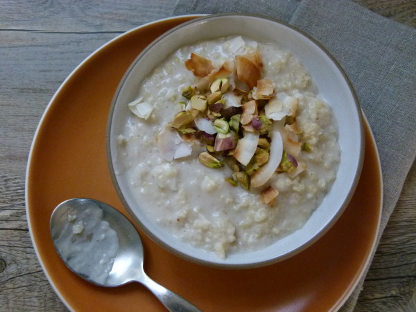 warm coconut millet porridge by pamelasalzman.com