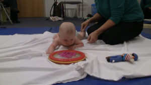 Tummy Time with Head at 45 Degrees