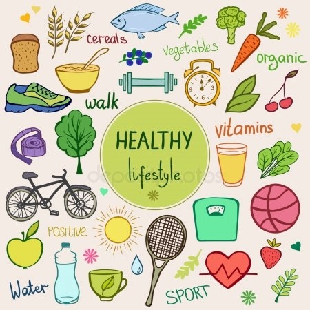 Легкие рисунки на тему здоровое питание 022