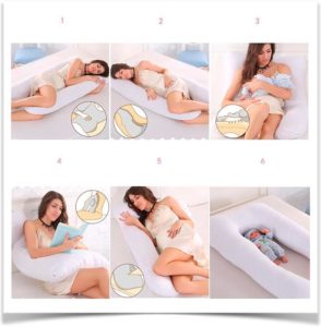 Шесть вариантов применения подушки для беременных
