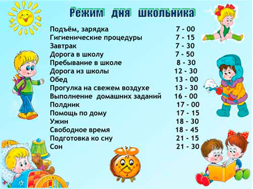 Режим дня 2 смена – — ! .